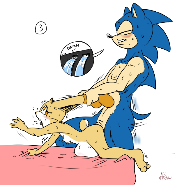 age difference, ahe gao, all fours, ambiguous penetration, anothersonicsmutartist, anthro, ass, bed, black nose, blue fur, blush, breasts, brown eyes, bulge, bunny ears, closed eyes, cream fur, cream the rabbit, cub, cum, cum inflation, cum inside, doggy style, ear pull, excessive cum, female, furry, hedgehog, inflation, lagomorph, legs, looking pleasured, male, mammal, nipples, on bed, open mouth, penetration, pulling ears, rabbit, rape, sega, simple background, size difference, small breasts, sonic (series), sonic the hedgehog, sonic the hedgehog (series), speech bubble, straight, tail, text, thighs, tongue, tongue out, white background