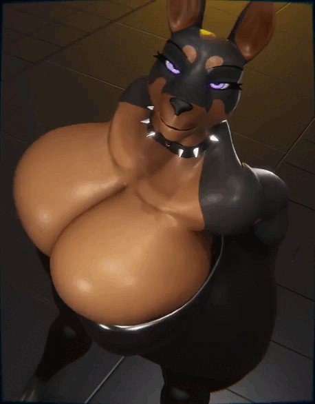 1girls 2025 3d 3d_(artwork) 3d_animation animated animation anthro anthro_female anthro_only big_breasts biped black_body black_collar black_dress black_skin breasts brown_body brown_skin canid canine canis clothed clothing collar detailed_background digital_media digital_media_(artwork) dobermann dog_ears dog_girl domestic_dog dress eyelashes eyes female female_only furry futa_only futanari gif gigantic_breasts girl hi_res huge_boobs huge_breasts humanoid intersex looking_at_viewer loop looping_animation mammal mp4 no_sound no_voice_acting pinscher pupils purple_eye purple_eyes purple_eyes_female sexy shaking shaking_breasts shia_(xlkev) short_playtime shorter_than_10_seconds smile solo solo_female spiked_collar spikes standing tagme thick_thighs vertical_video xlkev