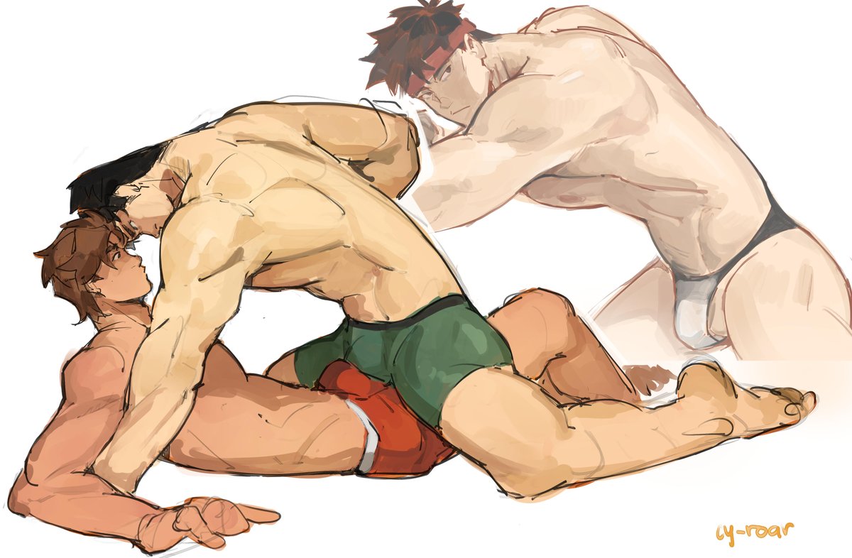 bara, cy roar, gay, iron fist, iron fist (marvel rivals), male, male focus, male only, marvel, marvel comics, marvel rivals, muscular, muscular male, spider-man (marvel rivals), spider-man (series), yaoi