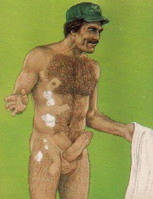 1male balls ballsack baseball_cap body_hair celebrity dilf erect_penis facial_hair foreskin hairy_male human intact magnum_p.i. male_nipples male_only manly masculine mature_male mustache nude_male partially_retracted_foreskin penis proud_of_his_cock pubes pubic_hair scrotum shaving testicles thomas_magnum tom_selleck towel uncut