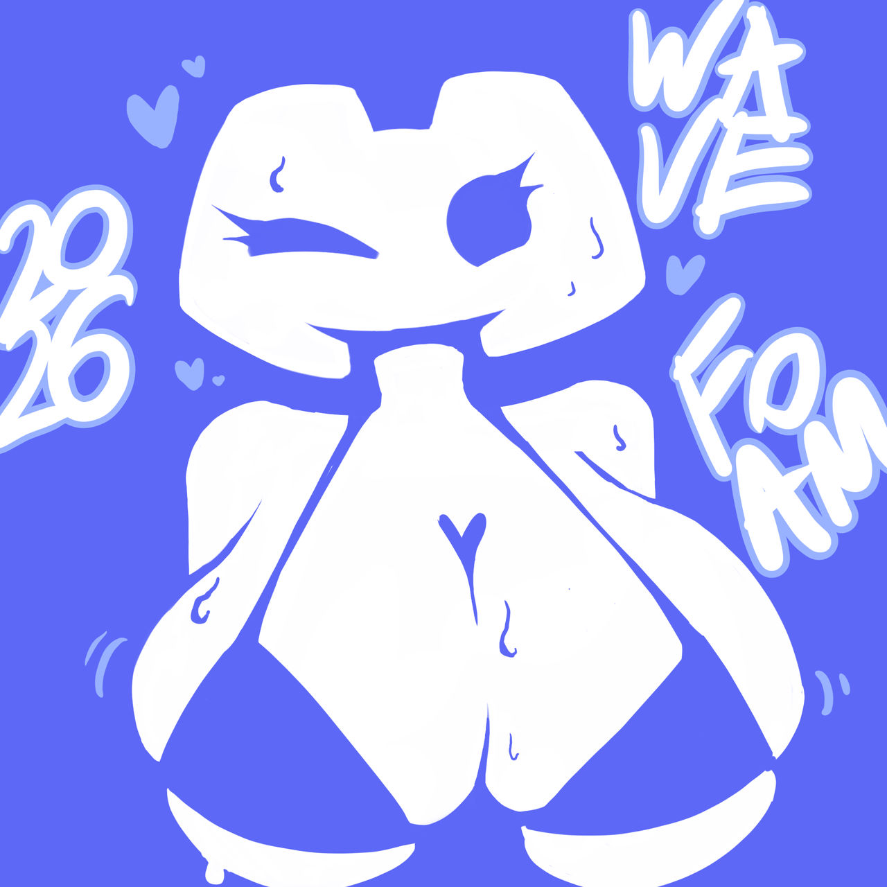 1girl, 1girls, application, artist name, big breasts, breasts, clyde (discord), discord, discord (app), discord logo, female, female focus, female only, sweating, sweaty, sweaty body, sweaty breasts, tagme, wavefoam