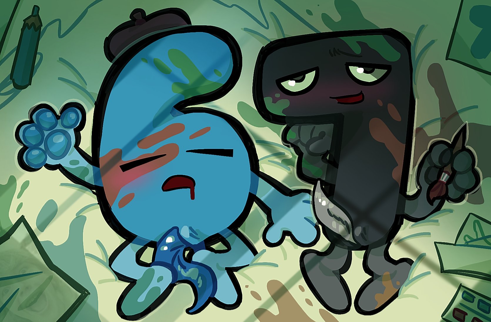 algebralien, battle for dream island, battle for dream island again, bfb, bfdi, brainrot, jacknjellify, jnj, object show, object show community, object shows, osc, paint, paintbrush, paws, seven (bfb), six (bfb), tentacle penis, x finds out his value, xfohv