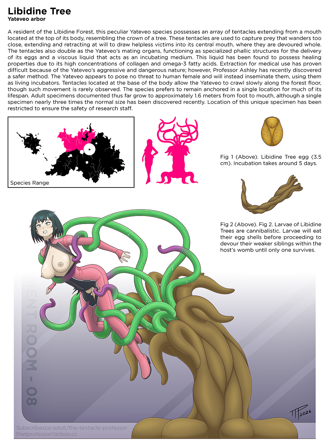 1girls, black hair, breasts, clenched teeth, clothed sex, clothes pull, clothing, female, from behind, green tentacles, imminent impregnation, impregnation, interspecies, interspecies impregnation, kathleen (ttp), lore, monster, monster on female, nipples, penetration, plant, rape, restrained, sci-fi, short hair, spread legs, suspension, tentacle, the tentacle professor, vaginal penetration