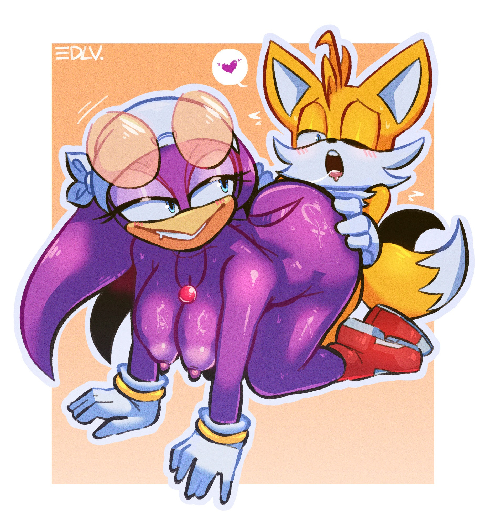 1boy1girl, anthro, anthro on anthro, anthro only, big areola, big breasts, big nipples, big thighs, blush, blush lines, breasts, bubble ass, bubble butt, busty, busty female, edalv, edolov, face down ass up, fat ass, female, furry, furry breasts, furry female, furry male, furry only, huge breasts, huge butt, huge thighs, large breasts, male, miles tails prower, oral, oral sex, perky breasts, perky nipples, rimjob, rimjob face, rimming, rimming female, saliva, saliva drip, saliva string, saliva trail, salivating, sonic (series), sonic the hedgehog (series), tails the fox, thick ass, thick legs, thick thighs, thunder thighs, thunderthighs, wave the swallow