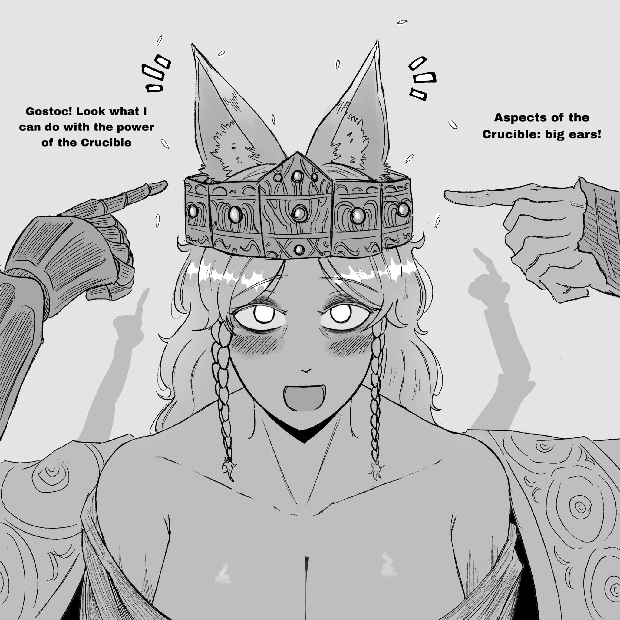 1girls, artist request, big breasts, breasts, busty, circlet, crown, curves, curvy, curvy female, curvy figure, elden ring, female, fromsoftware, genderbend, genderswap, godrick the grafted, headband, huge breasts, johnholl0w, large breasts, monster, monster girl, rule 63, tagme, tagme (artist)