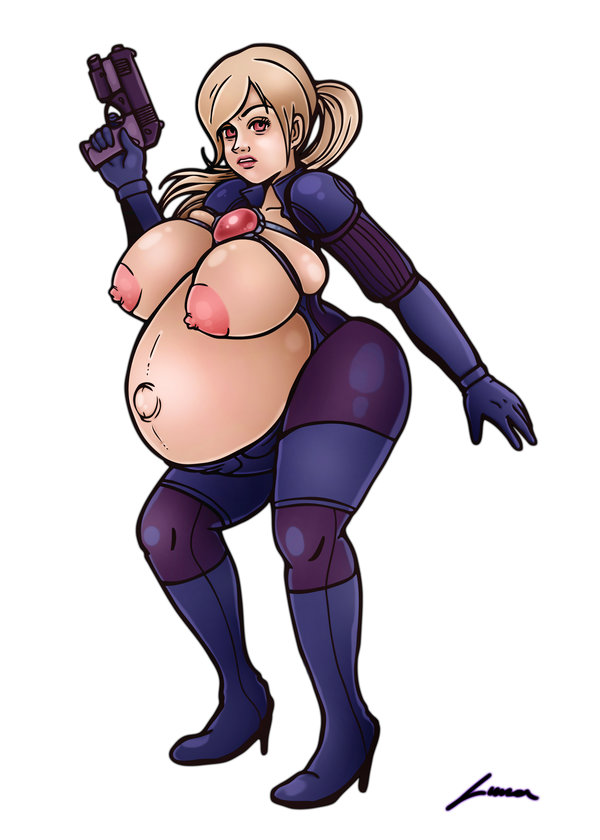 1girls belly big_belly clothing female huge_belly jill_valentine jill_valentine_(blonde) mamaluma mind_control parasite pregnant ready_to_pop resident_evil resident_evil_5 solo solo_female solo_focus tech_control