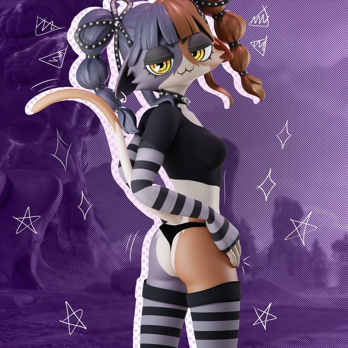 3d, 3d (artwork), anthro, cat humanoid, catgirl, epic games, female, fortnite, meow skulls (fortnite), meow skulls (macu031), panties