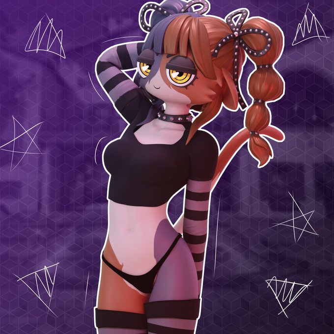 3d, 3d (artwork), anthro, calico cat, cat girl, catgirl, female, fortnite, macu031, meow skulls (fortnite), meow skulls (macu031), panties
