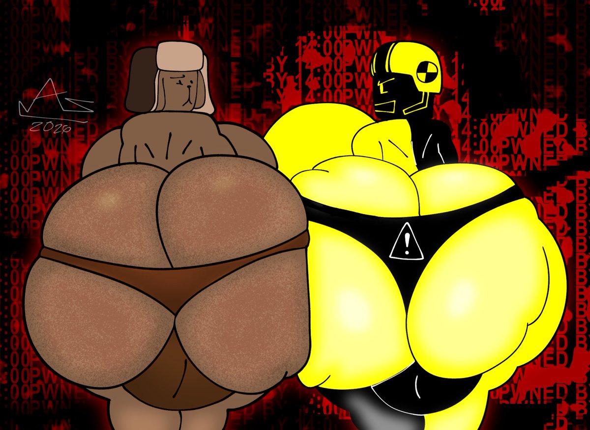 2girls, ass, ass focus, aubreeartz, big ass, bubble butt, bulge, bulge through underwear, crash dummy, gunhound (pwned by 14:00), huge ass, huge breasts, pwned by 14:00, roblox, roblox game, robloxian, tagme, underwear