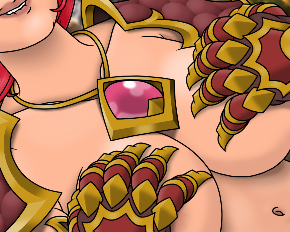 1girls 2018 alexstrasza anthro armband armor bare_midriff big_breasts biting_lip blizzard_entertainment breast_conscious breast_grab breast_hold breasts breasts_out busty clavicle claws cleavage covering_breasts covering_nipples curvaceous curvy digital_media_(artwork) dragon dragon_girl dragon_queen dutch_angle exhibitionism exhibitionist female female_only gauntlets hand_bra hands_on_breasts heroes_of_the_storm holding_breast holding_breasts jewelry large_breasts light_skin midriff milf navel neck necklace necklace_between_breasts out_of_frame outdoors outside partial_nudity partially_clothed pendant public public_exposure public_nudity queen ragnar_oktopod red_hair scales screencap_background shoulder_armor smile smooth_skin solo solo_focus topless touching_breast video_games voluptuous warcraft world_of_warcraft