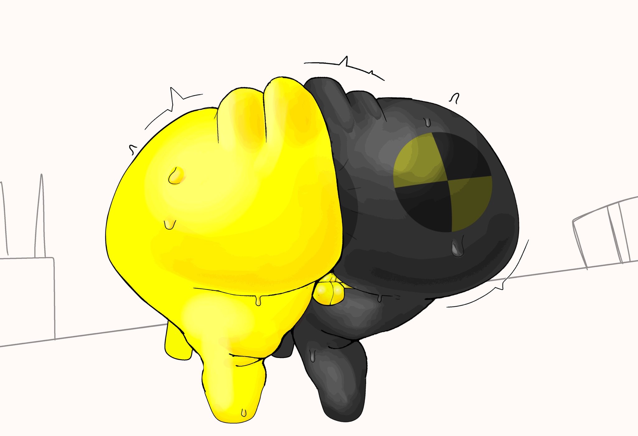 ass, ass bigger than head, ass clapping, ass focus, ass up, bubble ass, bubble butt, crash dummy, huge ass, pwned by 14:00, roblox, roblox game, robloxian, sweating, tagme, tagme (artist), trans woman