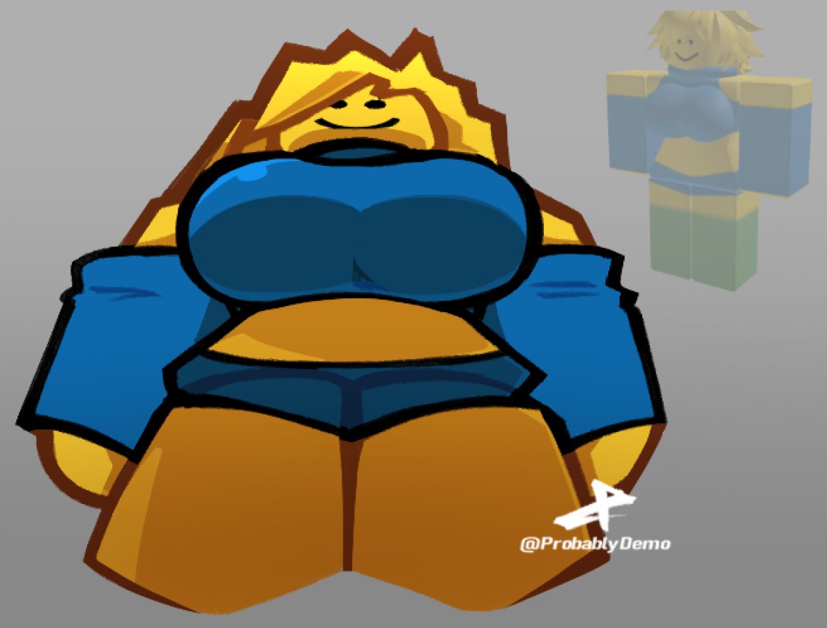 1girls 2d 2d_(artwork) 2d_artwork belly breasts clothed clothing crop_top female female_only leggings legs legwear low-angle_view noob probablydemo reference_image roblox roblox_avatar robloxian stomach tagme thighs twitter_username worm's-eye_view