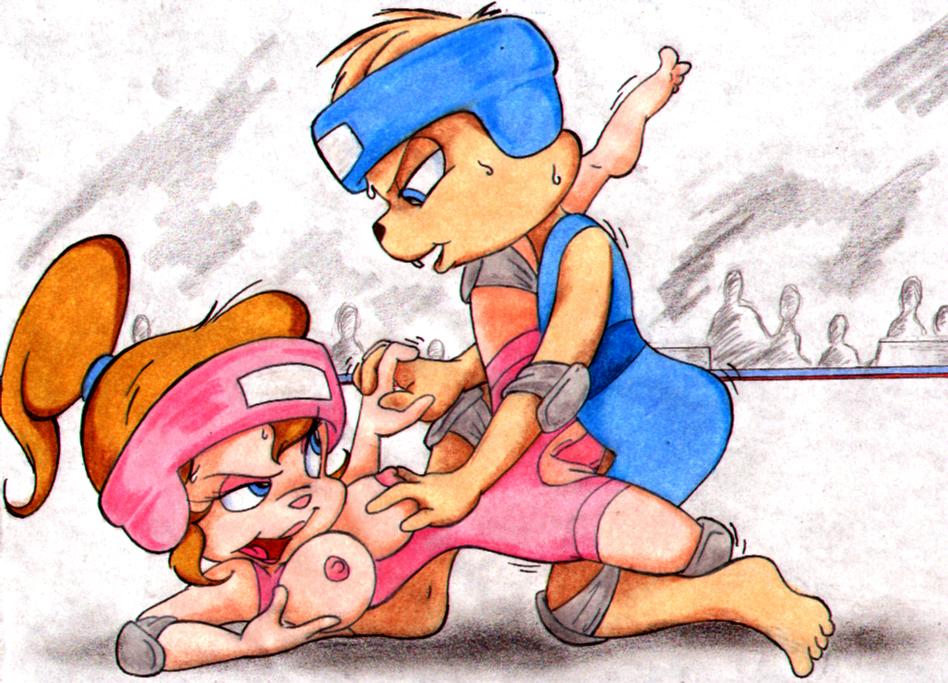 alvin_and_the_chipmunks alvin_seville brittany_miller charles_williams chipettes sex wrestling