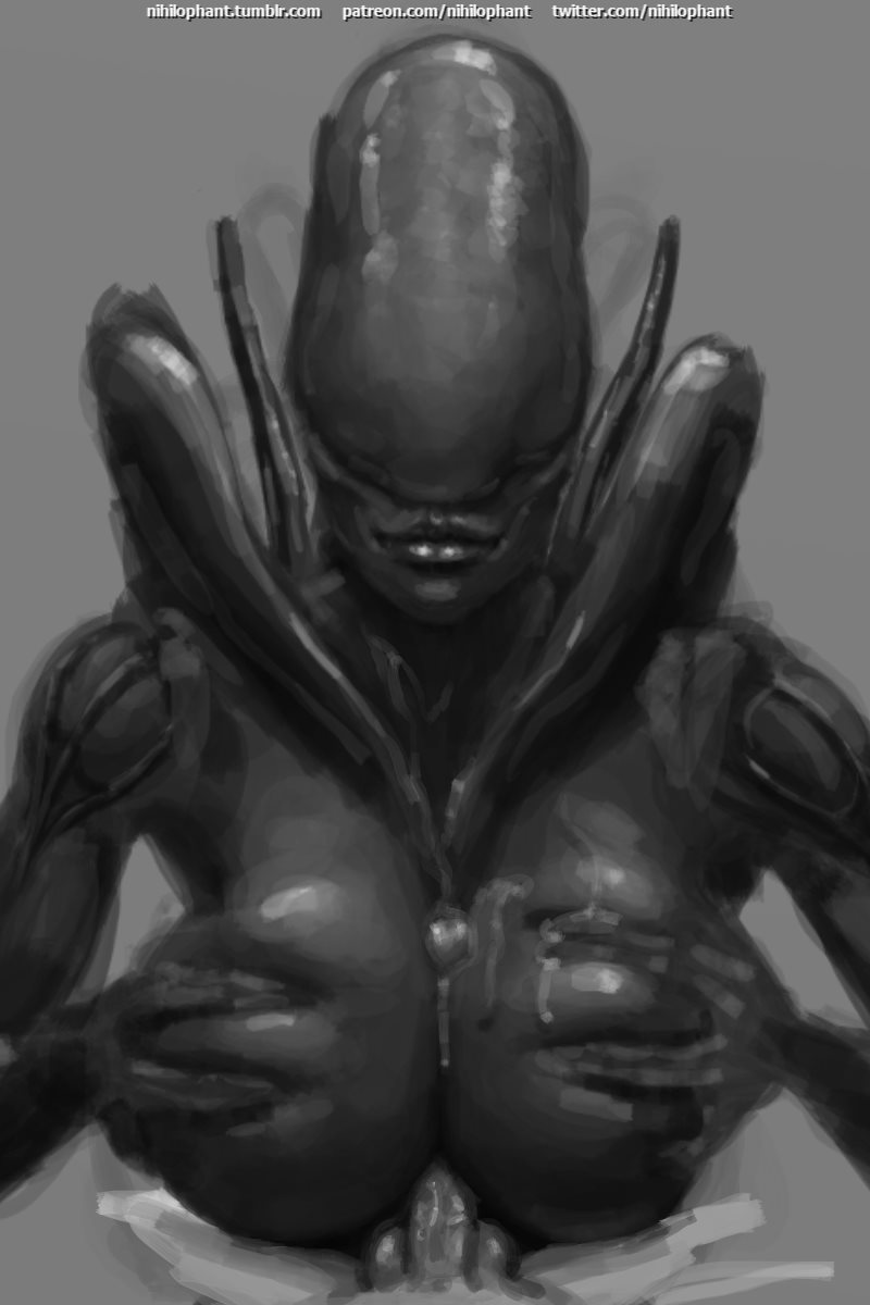 1girls alien alien_girl exoskeleton female female_xenomorph nihilophant tail xenomorph