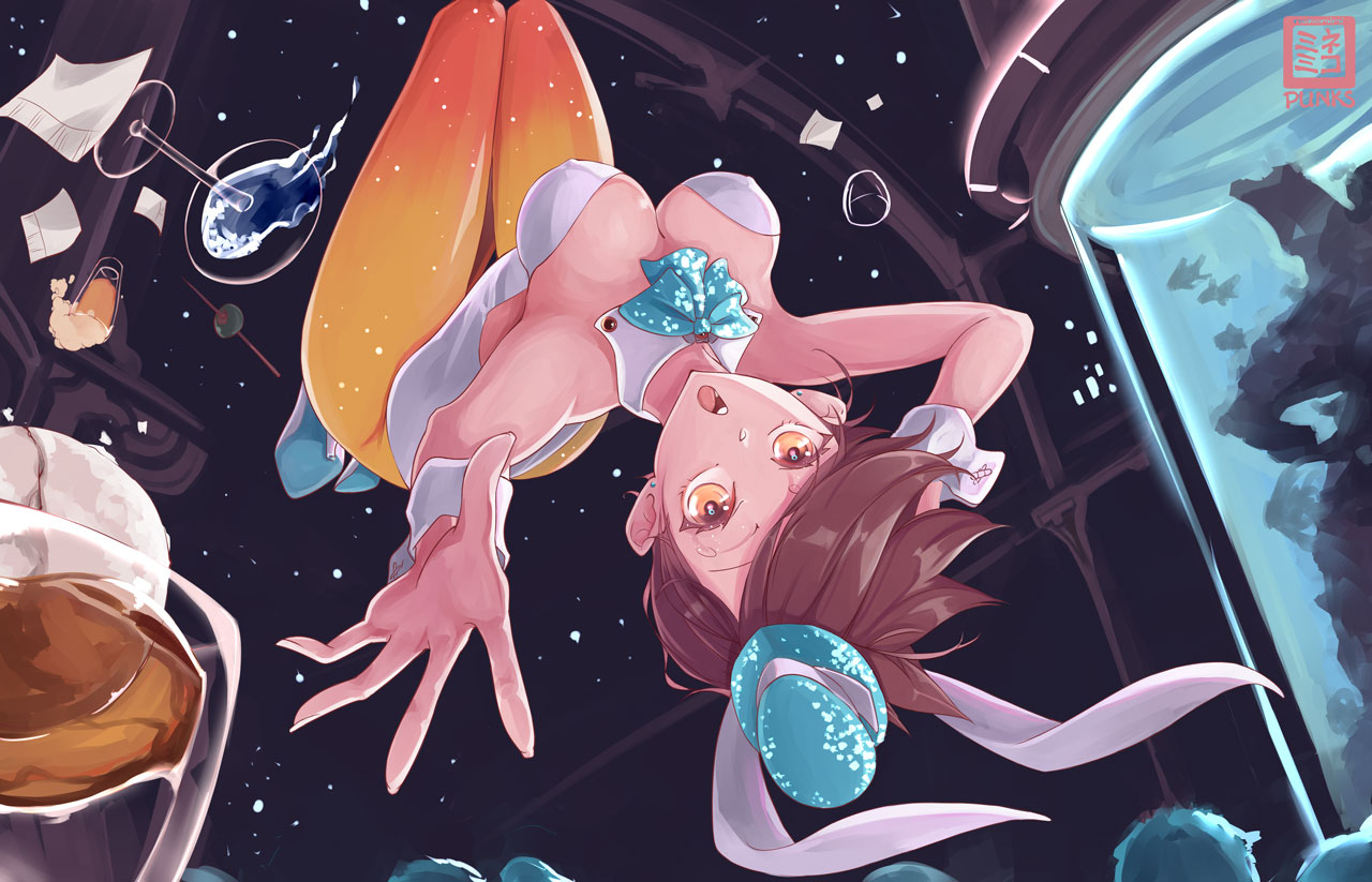 big breasts, blizzard entertainment, breasts, bunny ears, cleavage, female, long nails, nekomimipunks, overwatch, short hair, tracer, wide hips, yellow eyes