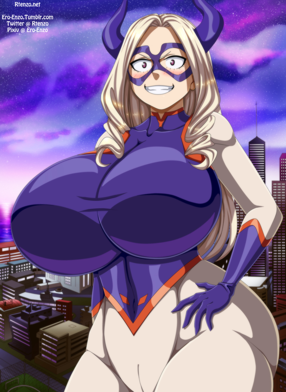1girls, abs, angry, ass, big ass, big breasts, bimbo, blonde hair, breasts, ero-enzo, fake horns, female, female only, giantess, horns, huge ass, huge breasts, mount lady, muscular, muscular female, my hero academia, naughty face, seductive, seductive smile, smile, smiling, thick thighs, voluptuous, yuu takeyama