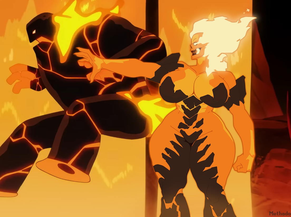 1girls, amazon prime, big breasts, breasts, busty, child bearing hips, curvy, curvy figure, edit, elemental creature, elemental humanoid, female, female only, fire, first porn of character, giant breasts, huge breasts, invincible, invincible (tv series), large breasts, lava, massive breasts, methados, monster, monster girl, screenshot edit, skull, skull face, volcanikka, voluptuous, voluptuous female, wide hips
