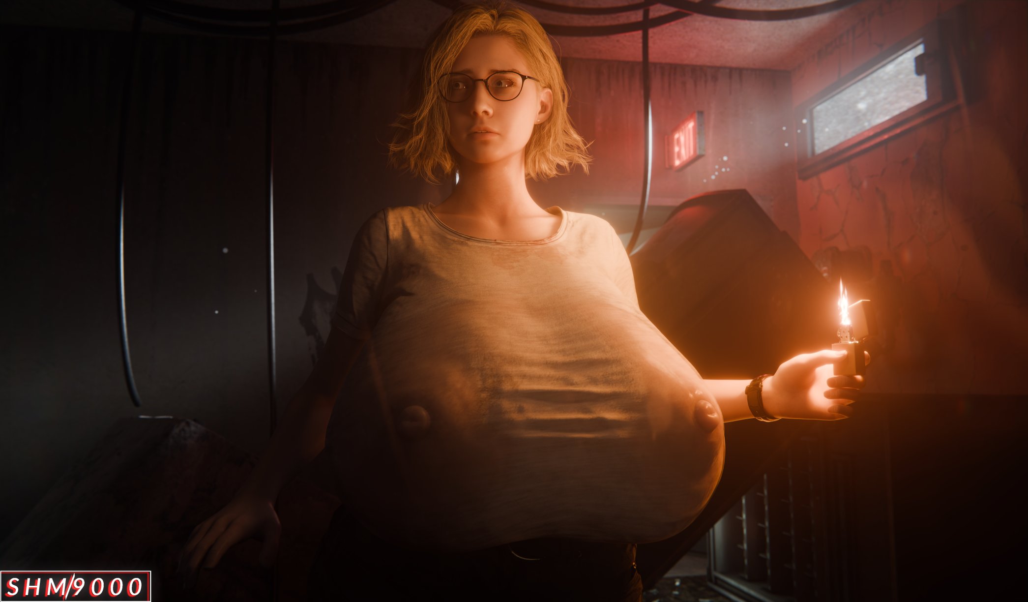 1girls, 3d, 3d (artwork), 3d model, areola, areolae, areolae visible through clothing, big breasts, biohazard, blonde female, blonde hair, blonde hair female, blonde-haired female, breasts, breasts bigger than body, breasts bigger than head, breasts bigger than torso, capcom, clothed female, female, female only, fully clothed, glasses, grace ashcroft, grace ashcroft (julia pratt), hi res, high resolution, highres, huge areola, huge areolae, huge breasts, huge nipples, large breasts, large tits, light skin, light-skinned female, lighter, nipples, nipples visible through clothing, phatphaps, resident evil, resident evil 9: requiem, scared, short hair, solo, solo female, superhentaimaster9000, tagme, thick breasts, watch, wavy hair, wristwatch