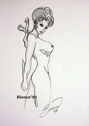 1990s 1999 20th_century bianca_(artist) marrow marvel monochrome straight_hair tagme x-men