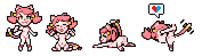 accurate_art_style artist_request cat_ears catgirl female female_focus female_only kneeling mad_mew_mew multiple_poses nude_female peace_sign pleasuring_self posing posing_for_the_viewer presenting_pussy smug smug_face sprite sprite_art tail transparent_background undertale undertale_(series)