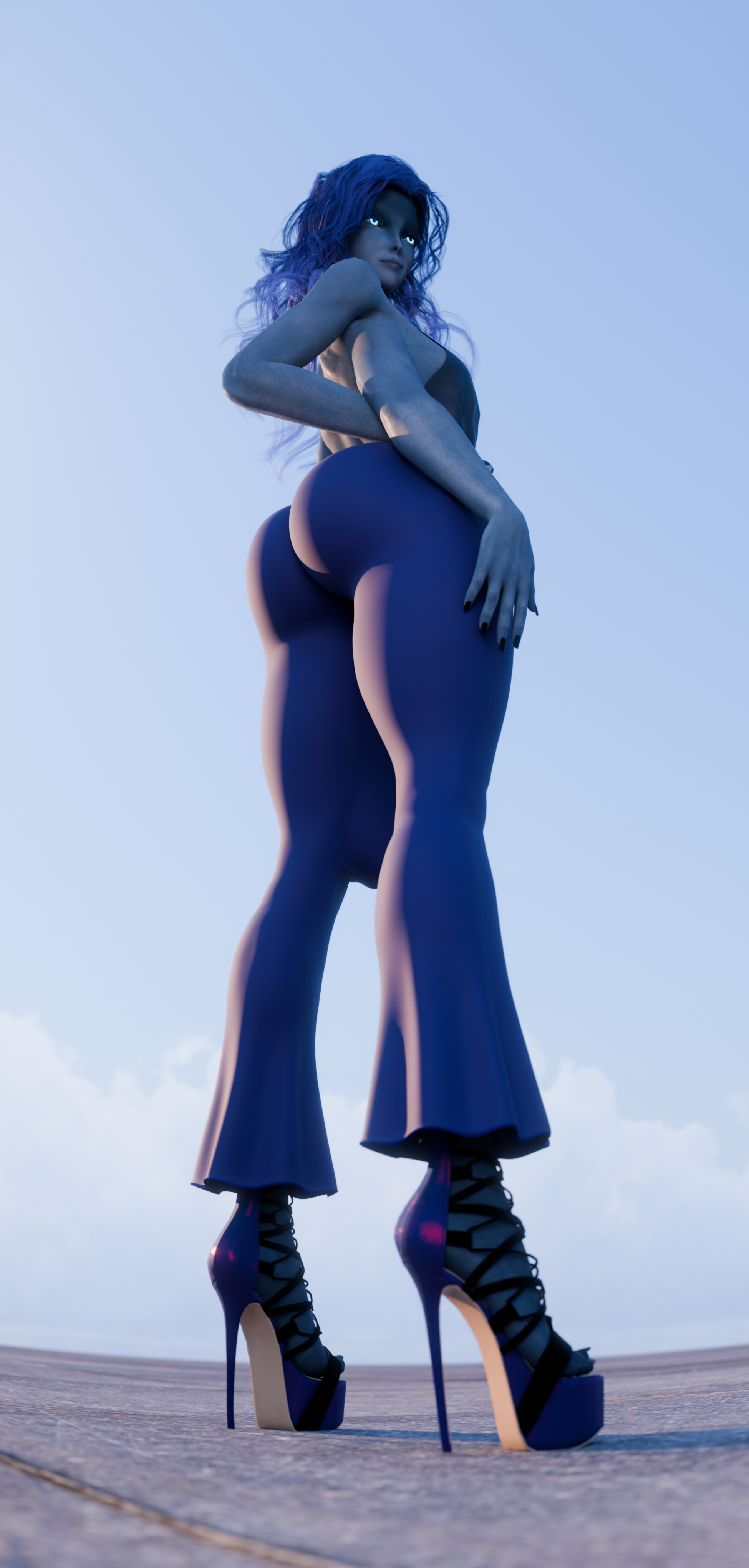 1futa, 3d, big penis, bulge, elden ring, flaccid, fourarms, fromsoftware, futa only, futanari, high heels, intersex, low-angle view, manufatura, penis, ranni the witch, self upload, solo, tagme, thick ass, thick thighs