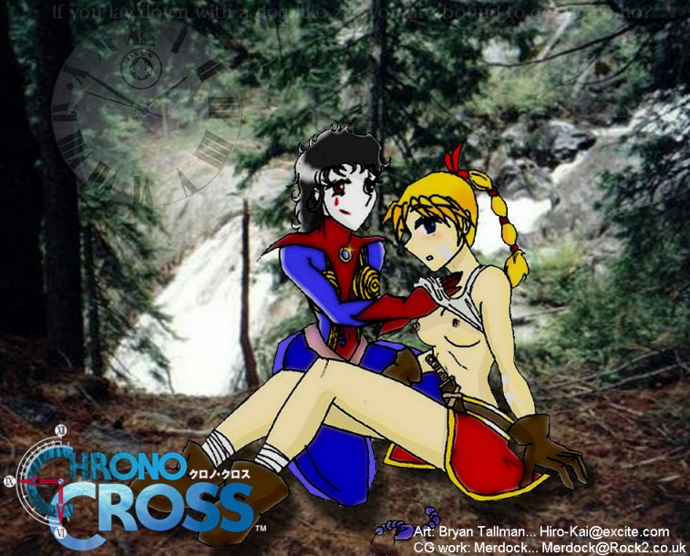 2girls chrono_(series) chrono_cross female female_only harle kid_(chrono_cross) tagme yuri