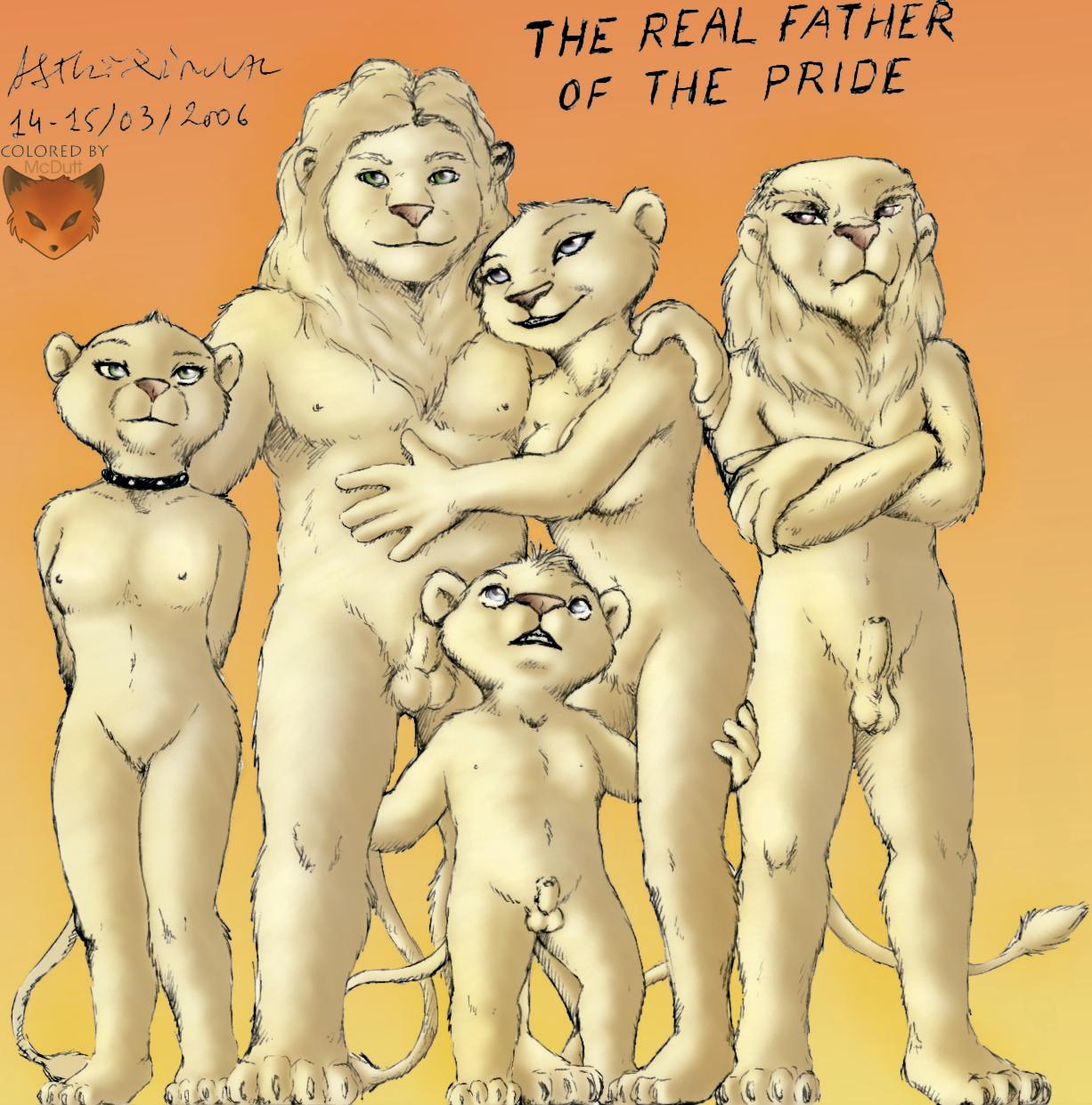 2006 anthro asthexiancal brother casual_nudity cub daughter family_nudism family_portrait father father-in-law father_of_the_pride fur furry granddaughter grandfather grandson hunter_(father_of_the_pride) kate_(father_of_the_pride) larry_(father_of_the_pride) mcdutt mother nonsexual_nudity penis pussy sarmoti sierra_(father_of_the_pride) social_nudity son son-in-law teenager white_lion young