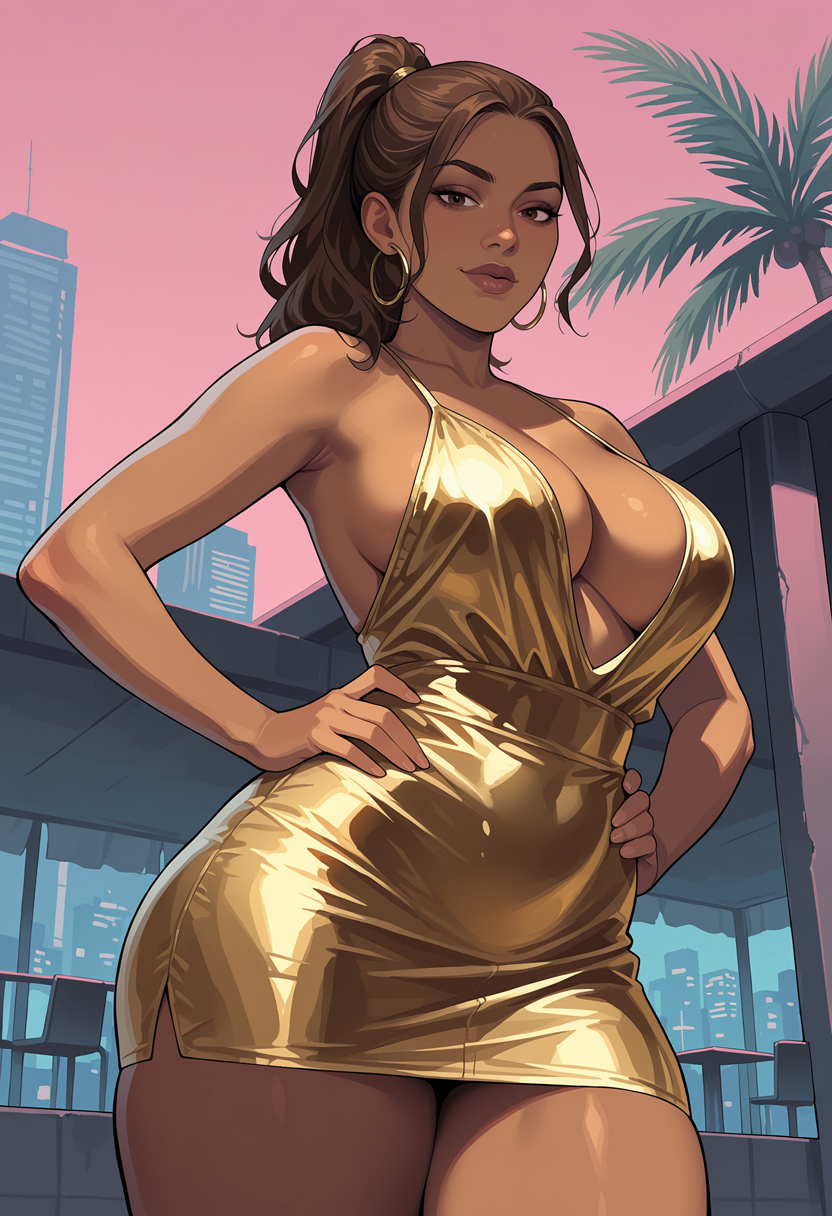 Lucia Caminos (Grand Theft Auto) Rule 34 Image