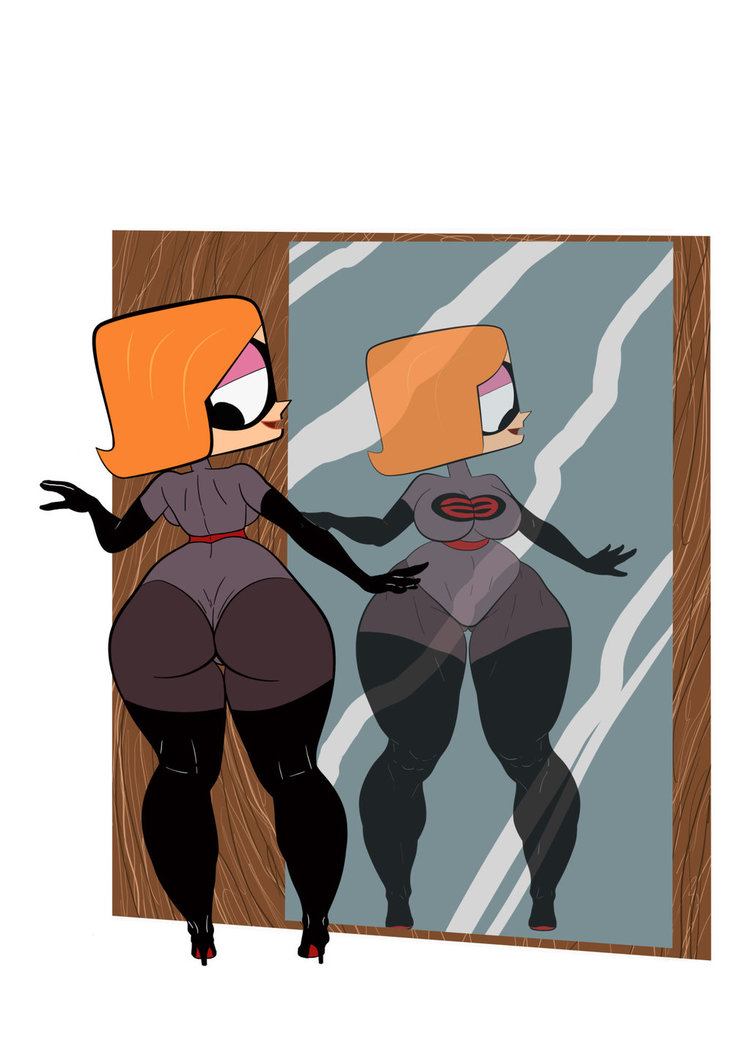 1girls ass big_ass bodysuit breasts clothed cosplay costume crossover curvy debbie_turnbull debs_turnbull disney elastigirl female female_only fully_clothed gloves grigori_(artist) helen_parr huge_ass milf pixar plump robotboy short_hair solo the_incredibles thick_thighs thigh_boots wide_hips