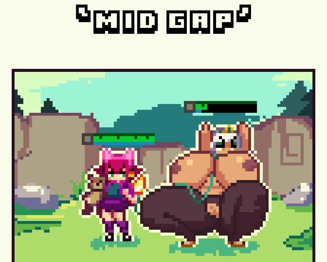 2girls, annie hastur, breasts, breasts bigger than head, breasts out, collar, dog collar, gigantic breasts, league of legends, nipples, pixel art, pixzapix, posing, pussy, qiyana yunalai, size difference, squatting, squatting pose, torn legwear, vagina