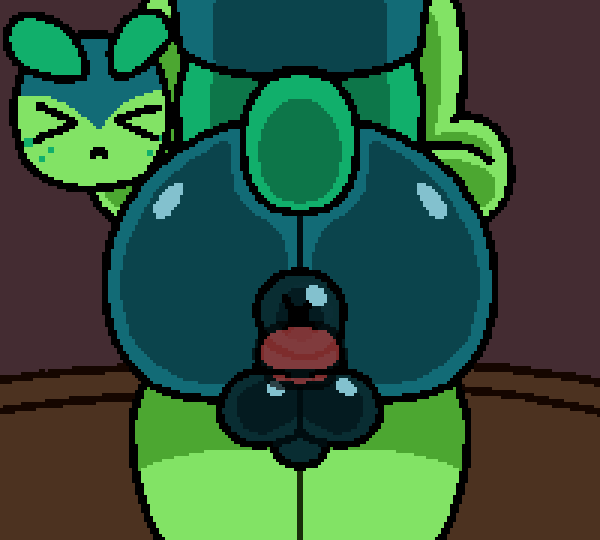 ><, 1boy, 2d, 2d (artwork), animated, anon, anus, ass, ass focus, awk33368 (artist), balls, boy, closed eyes, dandy's world, dick, donut, donut anus, femboy, fist, gay, glossy, glossy ass, licking, licking ass, male, male only, open mouth, pleasure face, sensitive, shiny, small dick, squirm (dandy's world)