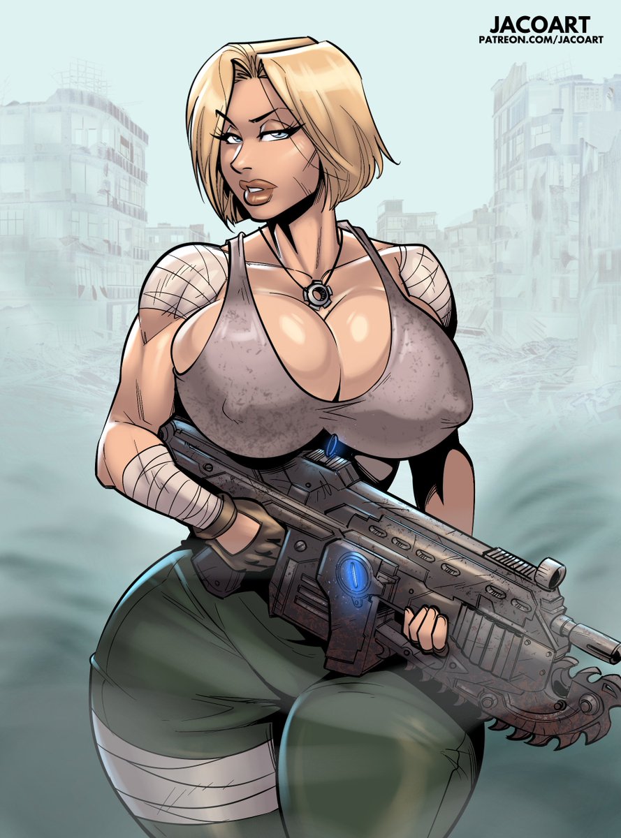 1girls, anya stroud, big ass, big breasts, big thighs, breasts, chest, curvaceous, curvy, curvy figure, digital media (artwork), epic games, female, gears of war, hips, hourglass figure, huge ass, huge breasts, huge thighs, iacolare, jacogram, large ass, large breasts, large thighs, light skin, light-skinned female, mature, mature female, slim waist, the coalition, thick, thick hips, thick legs, thick thighs, thighs, voluptuous, waist, wide hips