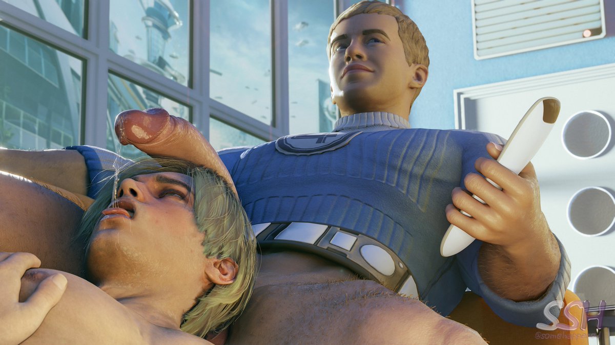 Leon Scott Kennedy (Fantastic Four) Rule 34 Image