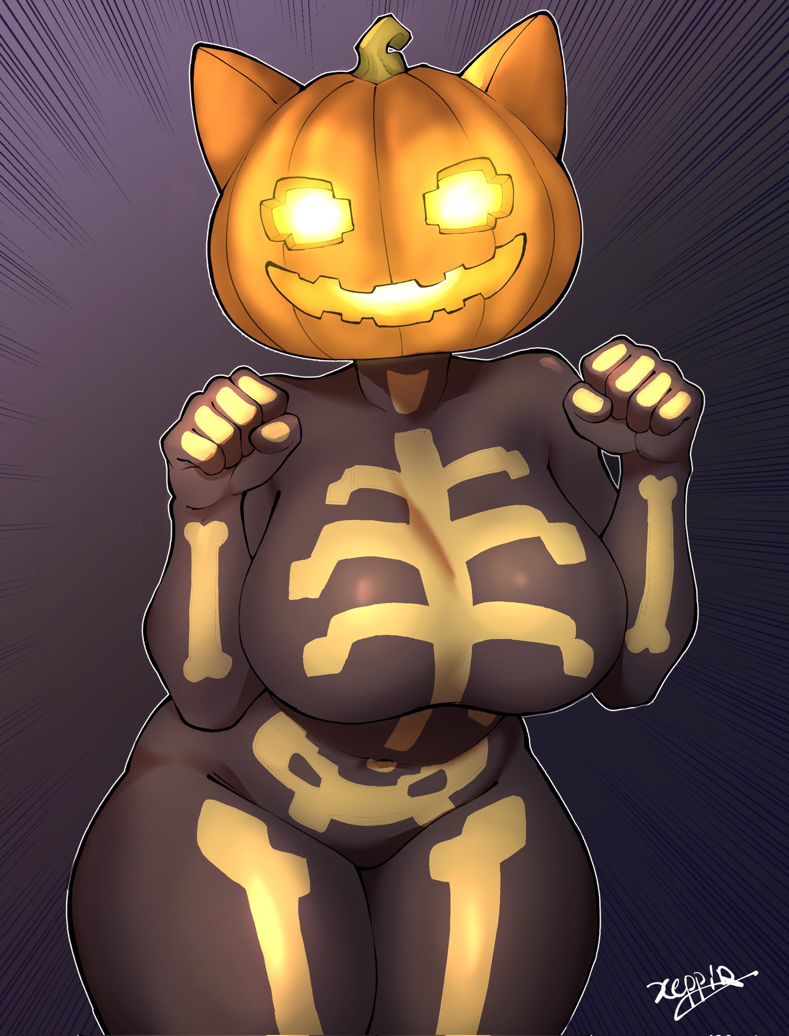 1girls, anthro, ass, big ass, big breasts, big thighs, breasts, cat ears, cat girl, cat tail, catgirl, female, female focus, female only, fortnite, fortnitemares, gigantic ass, gigantic breasts, gigantic thighs, halloween, huge ass, huge breasts, huge thighs, looking at viewer, pumpkin, pumpkin head, spice (fortnite), thick thighs, thighs, voluptuous, voluptuous female, xeppir