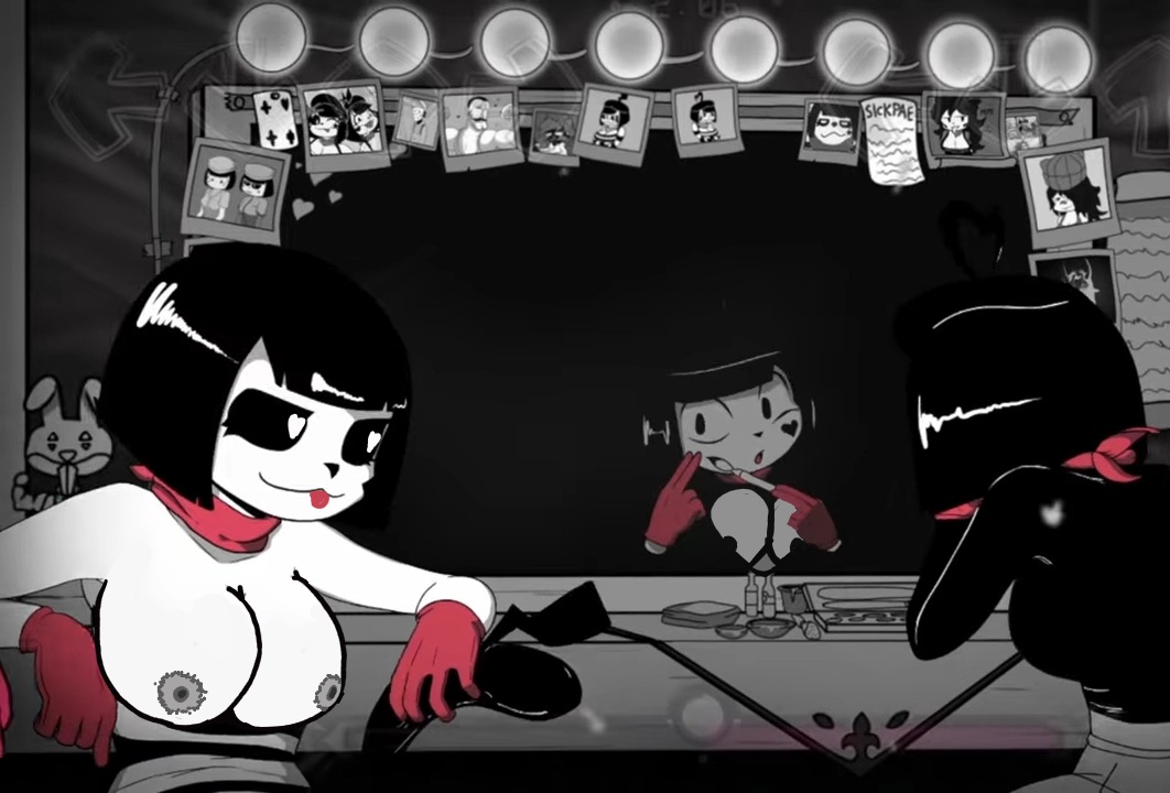 bonbon (derpixon), breasts, chuchu (derpixon), female, fnf, fnf mod, fnf mods, friday night funkin, friday night funkin mod, mime, mime and dash, mime girl
