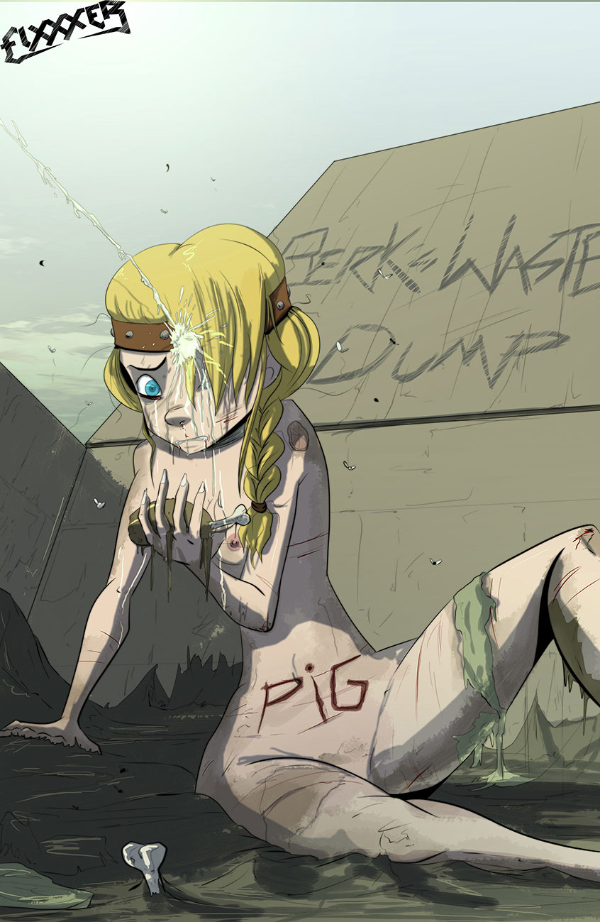 1girls, astrid hofferson, blonde hair, blue hair, bone, breasts, closed eye, cry, crying, crying with eyes open, dirt, dirty, fear, female, female only, femsub, fixxxer, flies, food, fringe, fringe hair, headband, how to train your dragon, humiliation, injured, injury, long hair, mud, navel, nipples, nude, nude female, pig, piss, pissing, pussy, sad, scar, scared, scars, small breasts, submission, submissive, submissive female, yellow hair