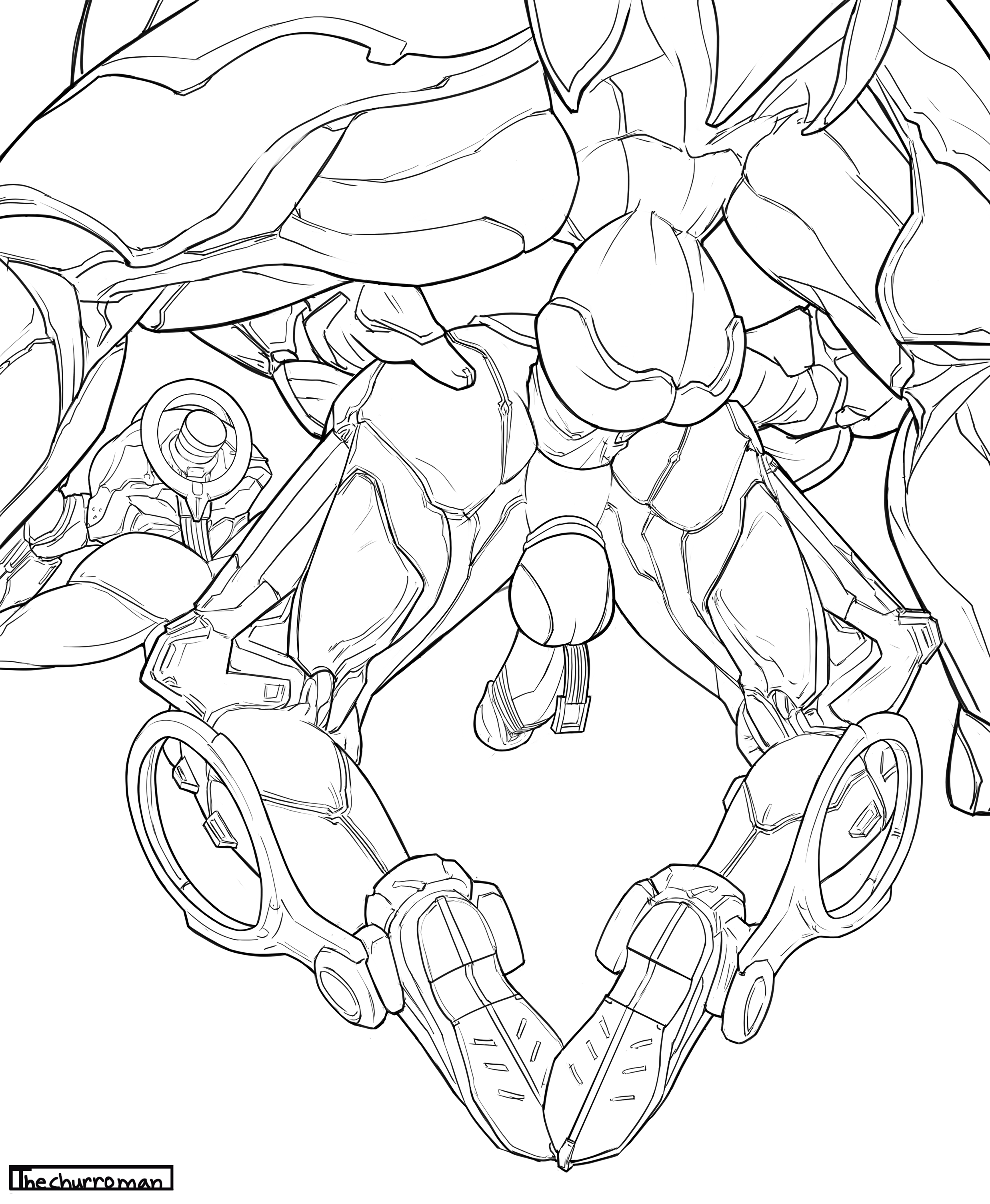 anal, anal sex, doggy style, male, male only, nezha (warframe), rhino (warframe), thechurroman, warframe