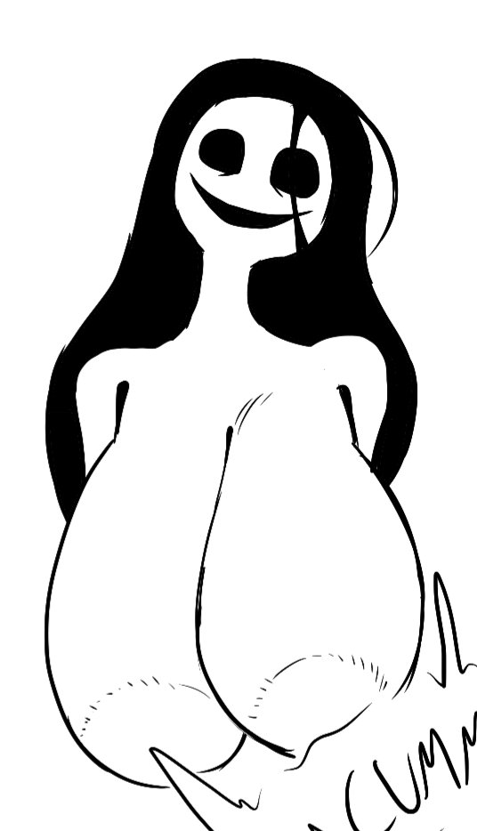 1girls, aggie.io, big breasts, black hair, breasts, female, female focus, female only, her (imscared), imscared, large breasts, long breasts, nightmare waifu, tagme, voideyedpanda