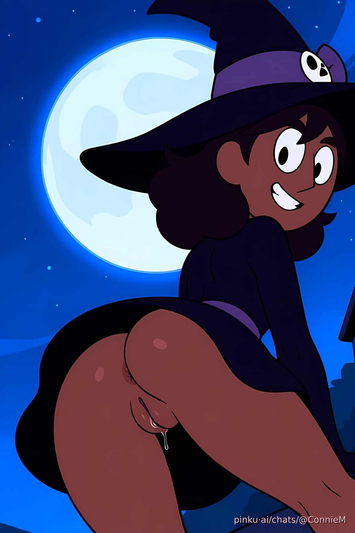 ai generated, anus, ass, connie maheswaran, female, halloween, nude, piku, pinku.ai, pussy, steven universe