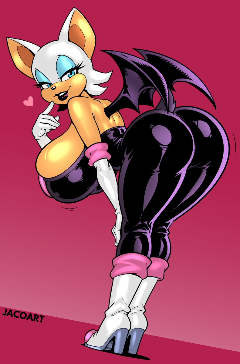 1girls, animal humanoid, anthro, bat, bat girl, bat humanoid, bent over, big ass, big breasts, big thighs, breasts, bust, busty, chest, clothing, curvaceous, curvy, curvy figure, digital media (artwork), elbow gloves, female, furry, gloves, hips, hourglass figure, huge ass, huge breasts, humanoid, iacolare, jacogram, large ass, large breasts, latex, legs, looking at viewer, looking back, mature, mature female, mobian, mobian (species), mobian bat, rouge the bat, sega, slim waist, smile, sonic (series), sonic the hedgehog (series), tail, thick, thick hips, thick legs, thick thighs, thighhighs, thighs, voluptuous, waist, wide hips, wide thighs, wings