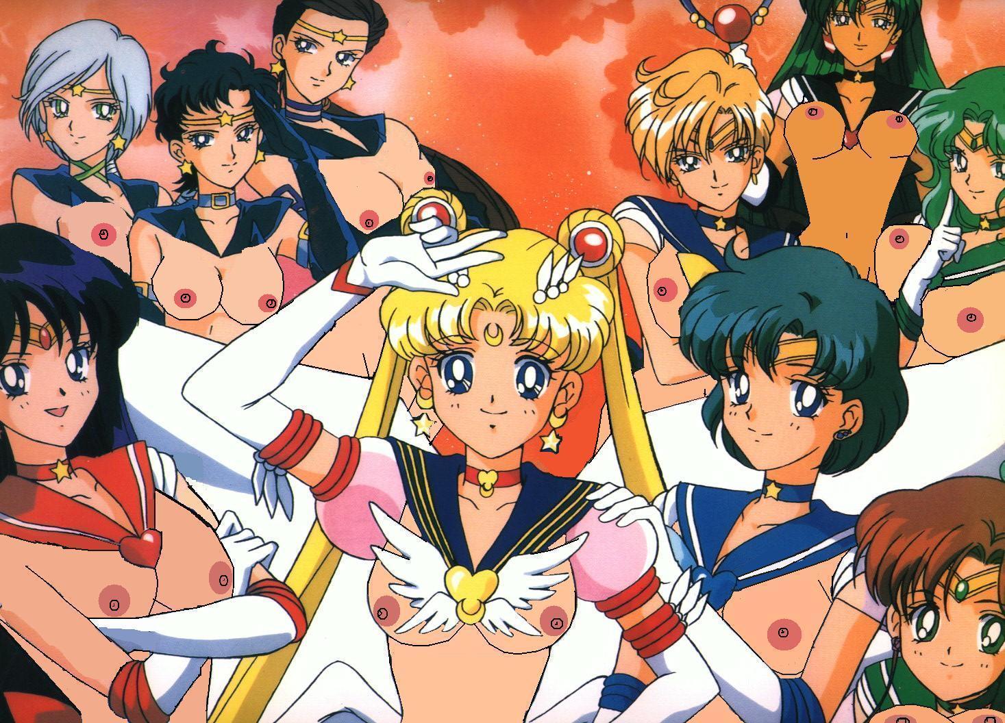 10girls 6+girls 90s ami_mizuno artist_request bishoujo_senshi_sailor_moon blonde_hair blue_eyes breasts brown_hair choker color earrings edit elbow_gloves eternal_sailor_moon female female_only gloves green_hair haruka_tenou long_hair looking_at_viewer makoto_kino michiru_kaiou multiple_girls nipples nude_filter official_art rei_hino sailor_jupiter sailor_mars sailor_mercury sailor_moon sailor_neptune sailor_pluto sailor_senshi sailor_star_fighter sailor_star_healer sailor_star_maker sailor_starlights sailor_uranus seiya_kou setsuna_meiou smooth_skin taiki_kou usagi_tsukino white_hair yaten_kou