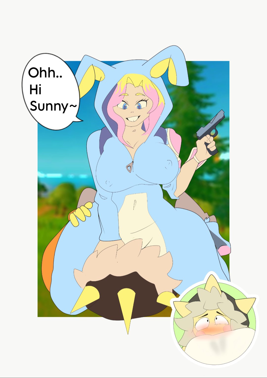 1girls animal at bandaid bangs between big bigger black blunt body bodysuit boots breasts bright busty catgirl closed clothed clothes clothing comparison cum cumshot curvaceous curvy damaged dark dark-skinned detailed drip ear earth ejaculation eyebrows eyes feline female fetish figure figured fingering fluids focus fortnite fortnite:_save_the_world front giant giantess girl gun hair head hips holding hoodie hourglass huge in juice large leggings light looking macro macrophilia masturbation medium miss_bunny_penny_(fortnite) mouth object pale penny_(fortnite) pistol planet pupils pussy raised self shadow size skin sleeveless smile solo space sunspot_(fortnite) tail thick thighs thunder torn vagina vaginal_penetration view viewer voluptuous wide yellow