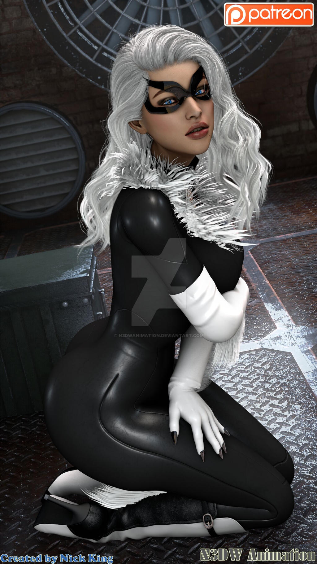 Black Cat (Marvel) Rule 34 Image