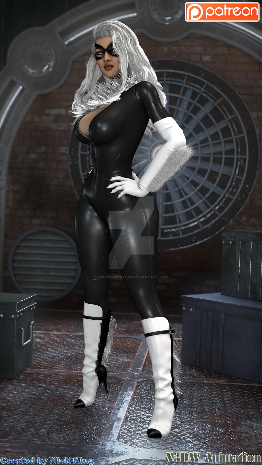 Black Cat (Marvel) Rule 34 Image