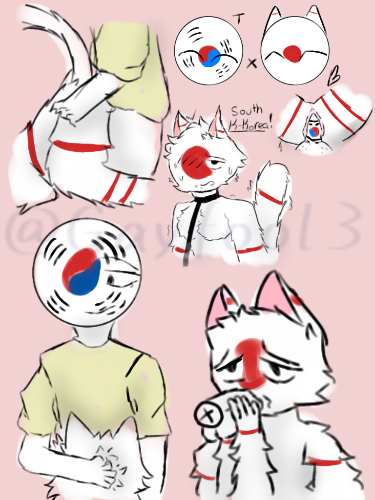 countryhumans countryhumans_girl japan_(countryhumans) pussy south_korea_(countryhumans) tagme