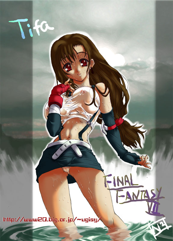 1girls female final_fantasy final_fantasy_vii straight_hair tagme tifa_lockhart uguisu_kagura