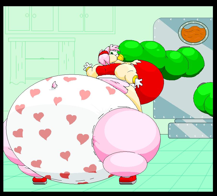 1girls amy_rose anthro ass belly breasts chocolate_ice_cream eating fat female female_focus female_only force_feeding forced_feeding furry green_eyes hairband heart heart heart_panties hedgehog hedgehog_humanoid hips hyper hyper_ass hyper_breasts ice_cream large_ass large_breasts looking_back monobutt obese obese_female overweight overweight_female panties pear_shaped pear_shaped_female pink_fur pink_hair presenting presenting_hindquarters sega sonic_(series) sonic_the_hedgehog_(series) stomach thick_thighs thighs tube_feeding underwear virus-20 weight_gain wide_hips