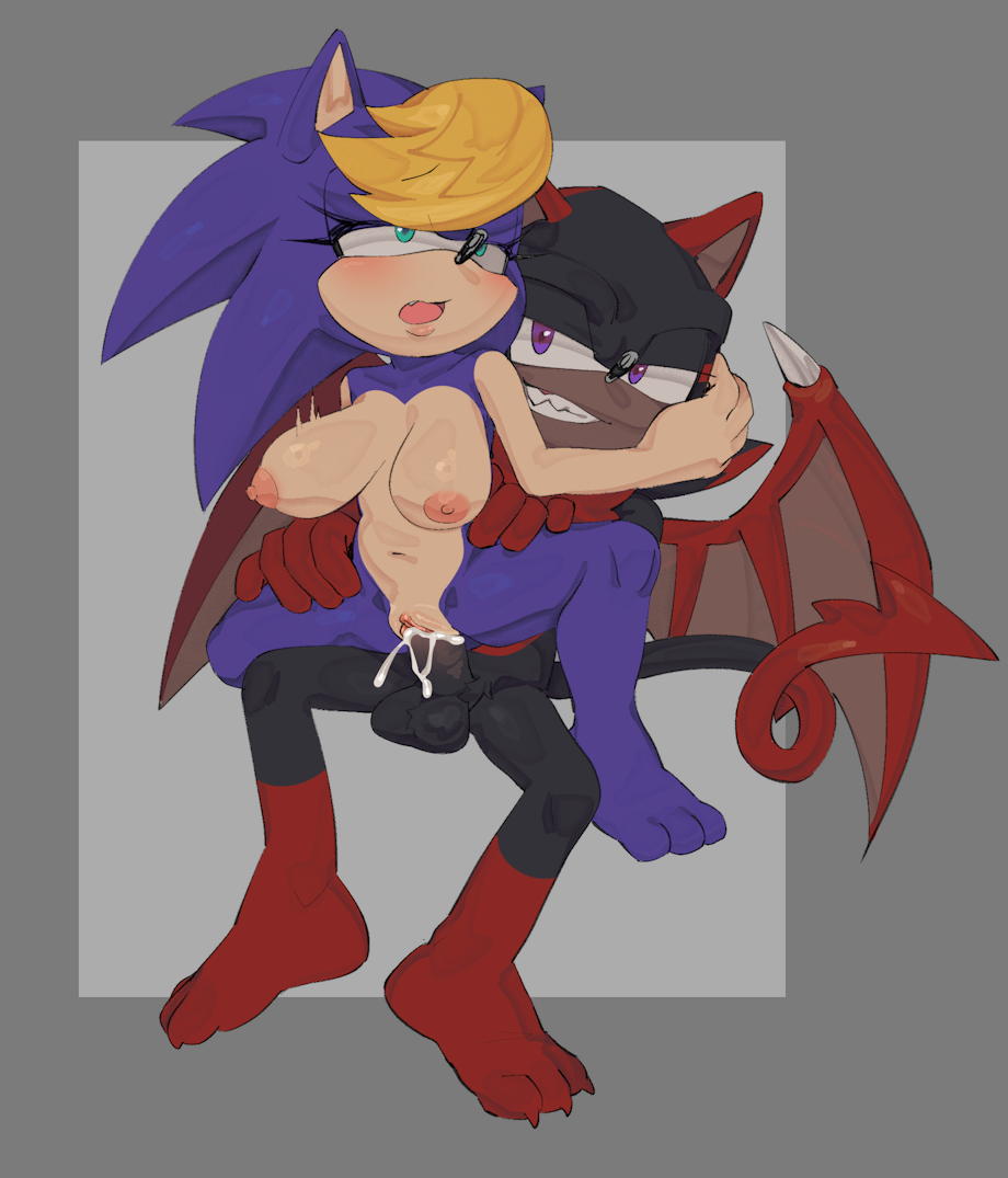 1boy 1girls anthro anthro_penetrated archie_comics balls bat_humanoid bat_wings bernadette_hedgehog blue_fur blush breasts cum cum_drip cum_in_pussy cum_inside dick ejaculation fan_character female genitals grabbing grabbing_from_behind hedgehog hedgehog_girl humanoid male mature mature_female mature_male milf mobian mobian_(species) mobian_bat mobian_hedgehog nipples nude nude_female oc penetration pleasure_face pussy r18 sex sex_from_behind simple_background sonic_(series) sonic_the_hedgehog_(archie) sonic_the_hedgehog_(comics) sonic_the_hedgehog_(series) tagme yellow_hair