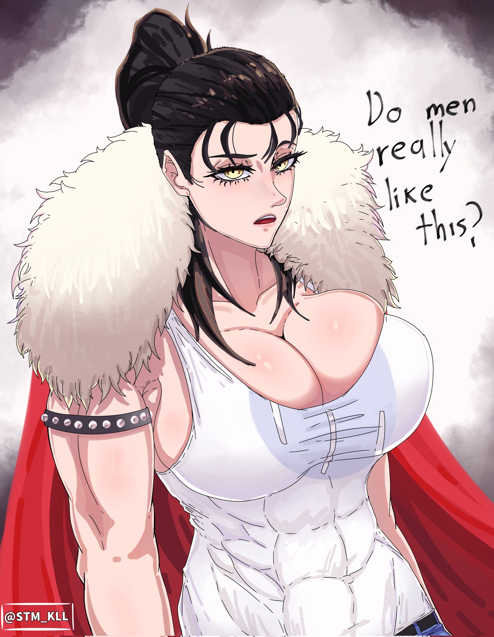 ass, big ass, big breasts, breasts, female, female thragg, genderswap, genderswap (mtf), invincible, rule 63, stm kll, tagme, thragg, yellow eyes