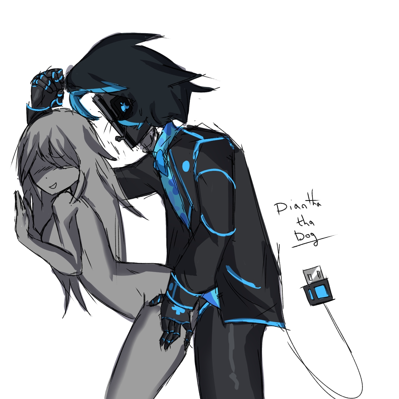 anonymous female, diantha tha dog, female, inanimate insanity, inanimate insanity invitational, male, male/female, mephone4, object show, object shows, sex, straight, ts pmo icl gng sybau